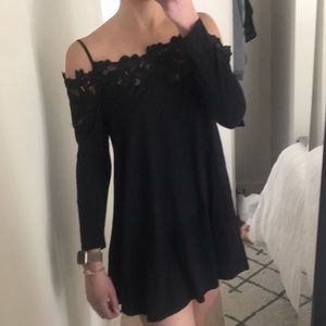 Adorable off the shoulder Anthropologie dress